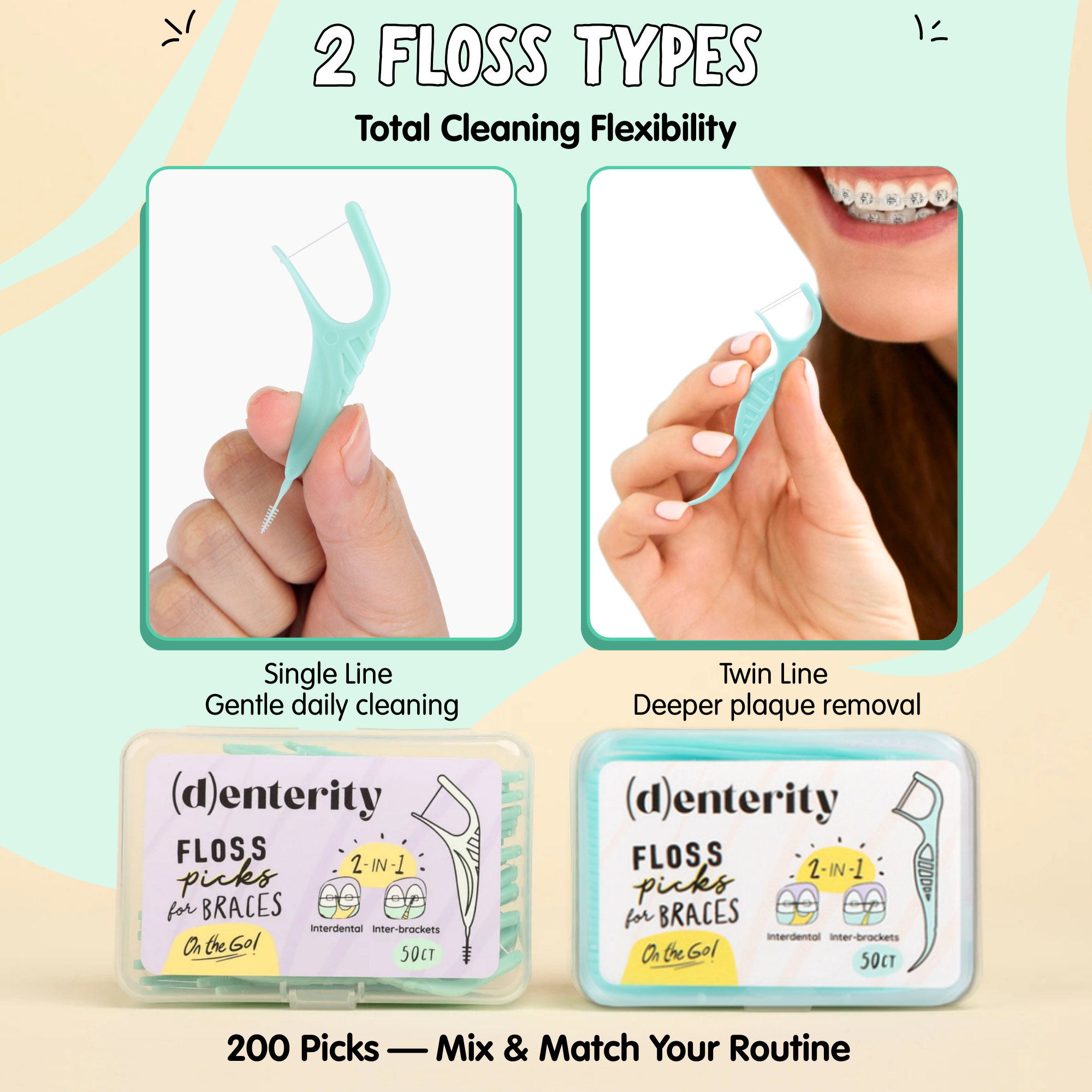 Braces Flossers Kit