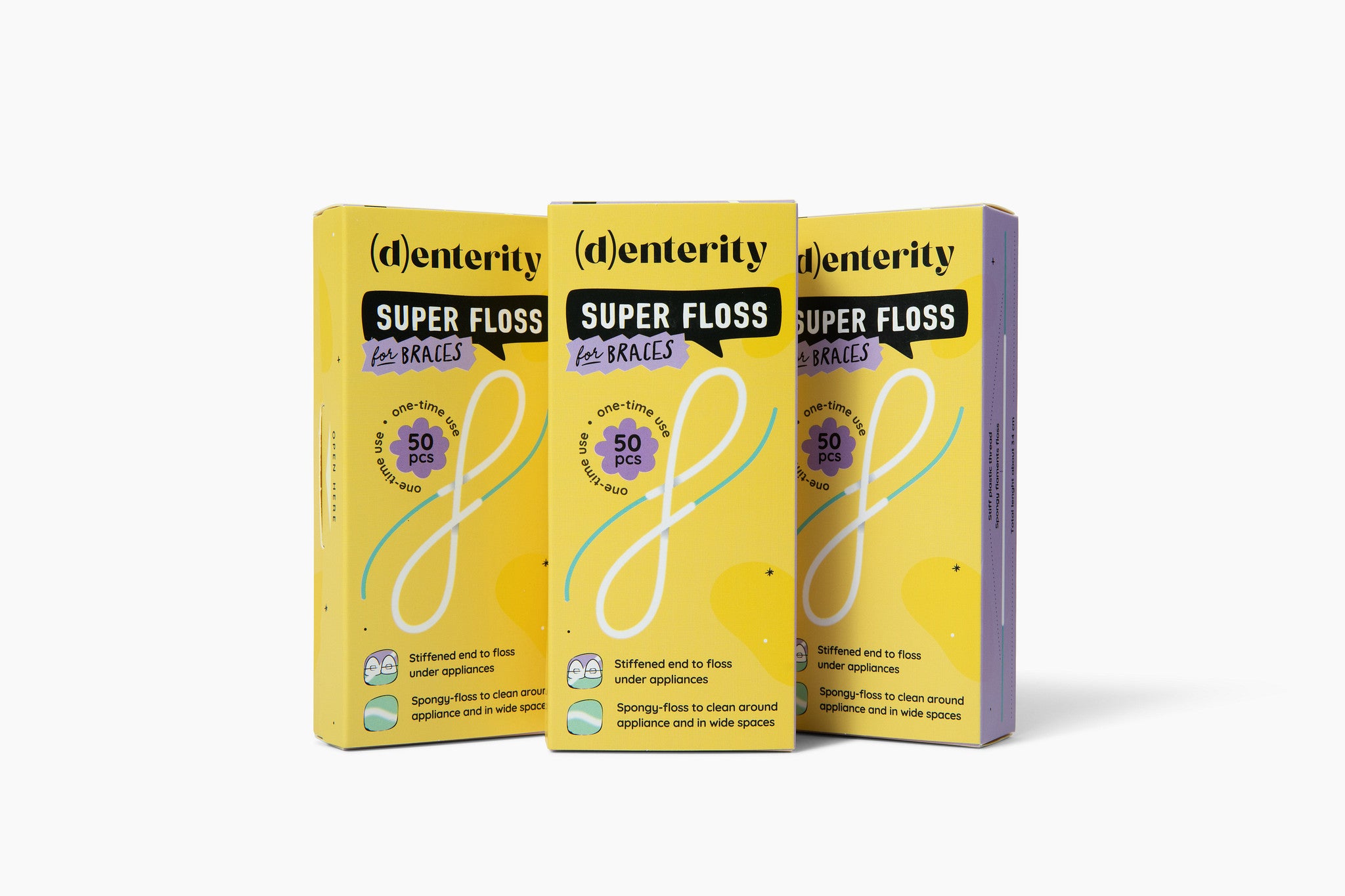 Denterity™ Super Floss Pre-Cut Strands | 50 Count