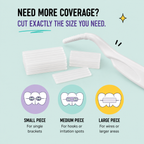 Denterity® Comfort Wax Strips – 12 Pack | Orthodontic Wax for Braces