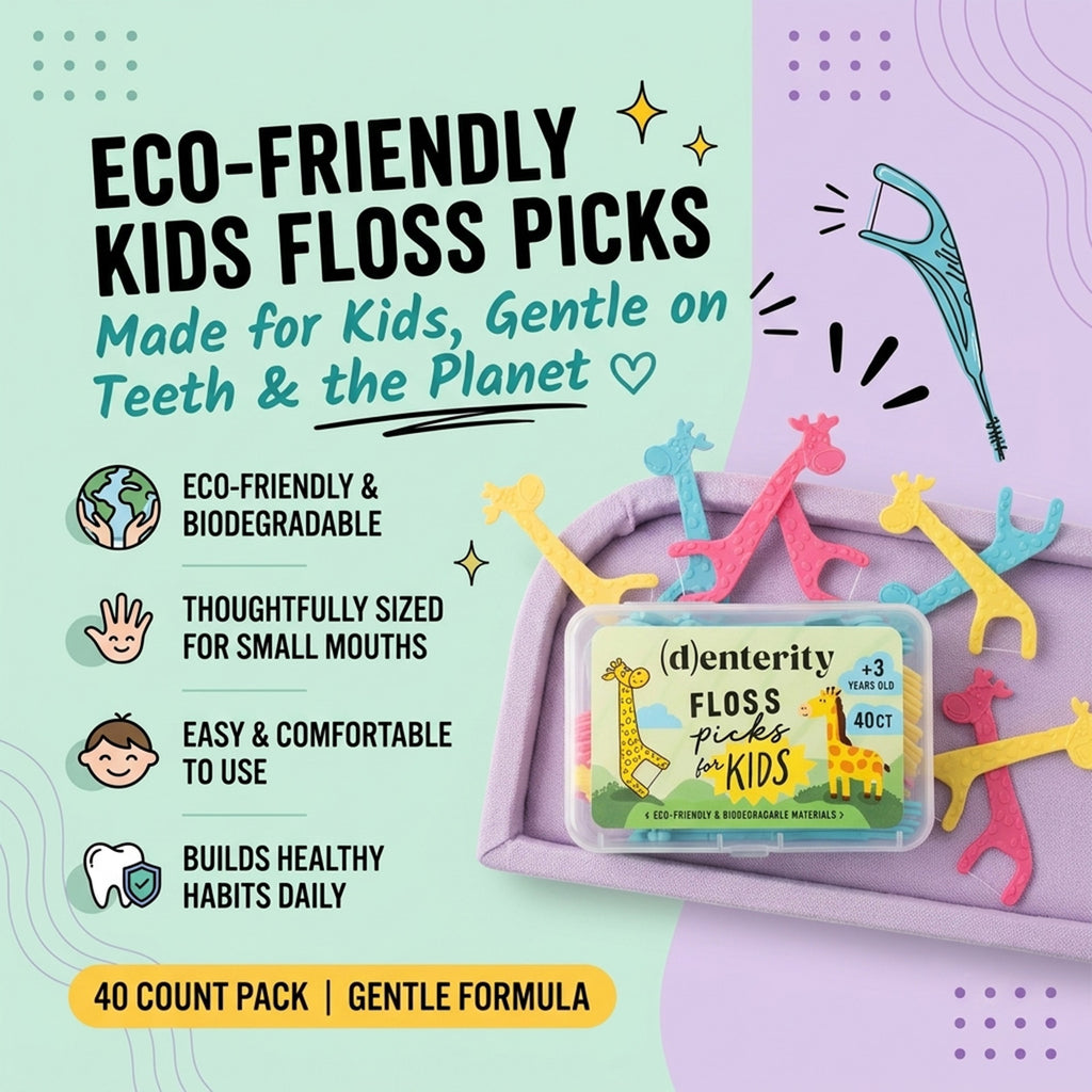 Eco-Friendly Kids Floss Picks