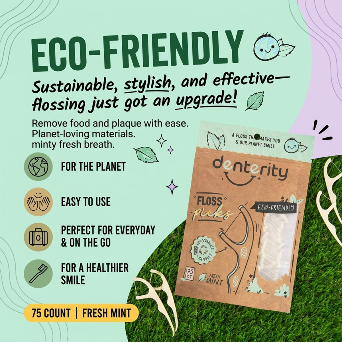 Eco Friendly Floss Picks