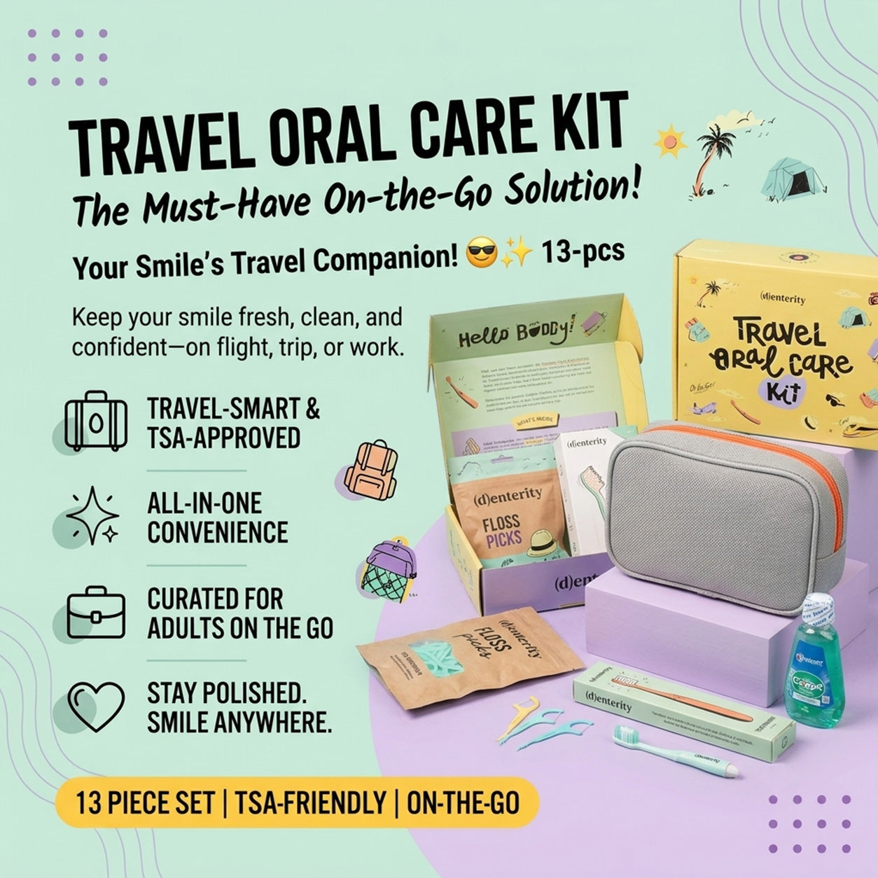 Travel Oral Care Kit