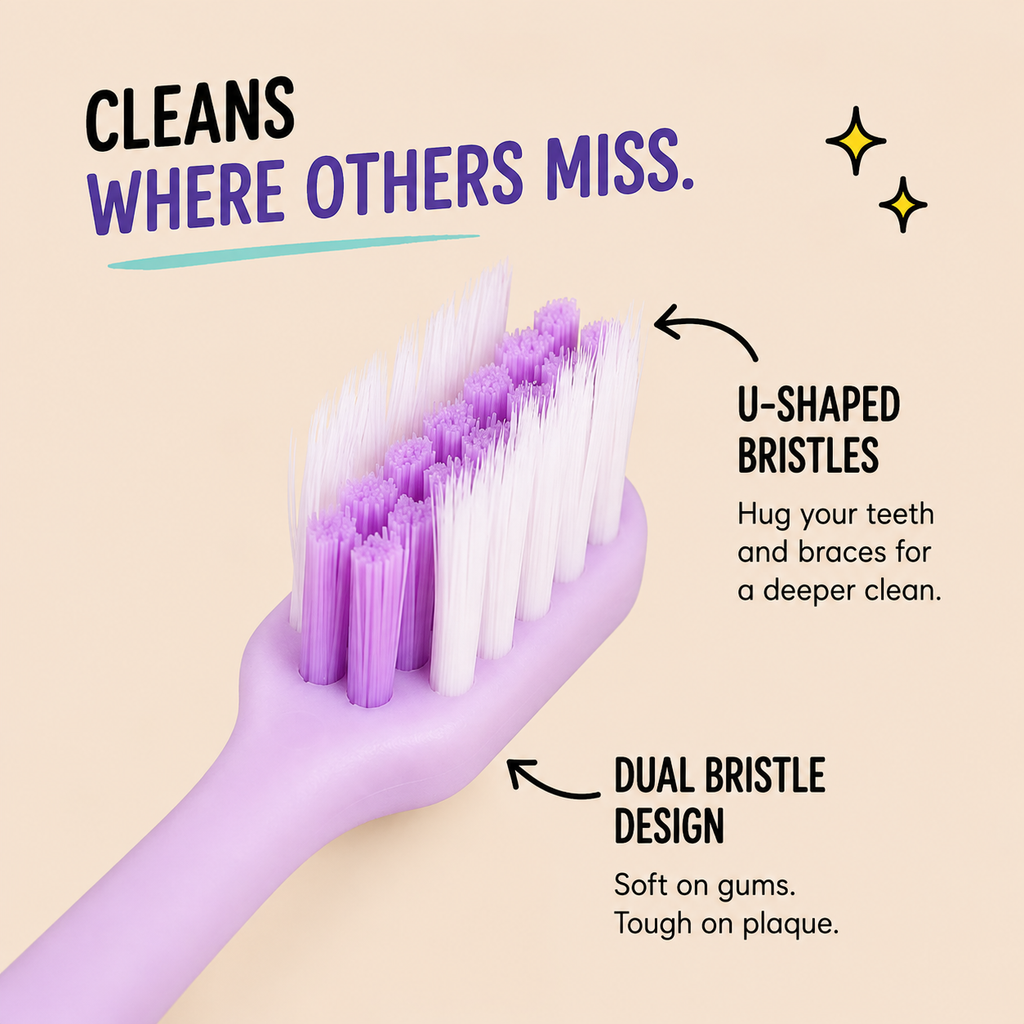 Denterity® Orthodontic Toothbrush for Braces
